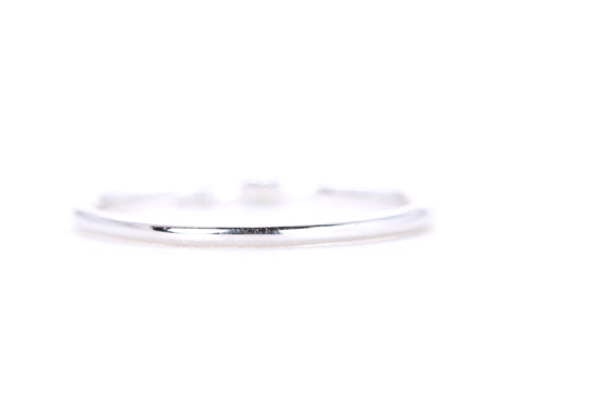 Baguette and Round Brilliant Pavé Diamond Ring