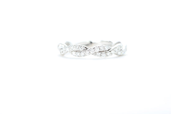 Braided Diamond Ring