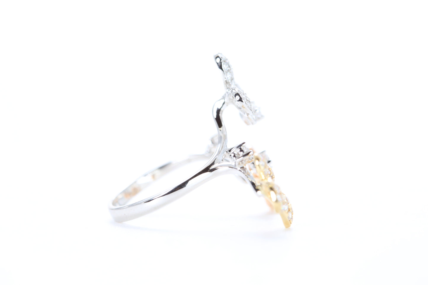 Butterfly Trio Diamond Ring