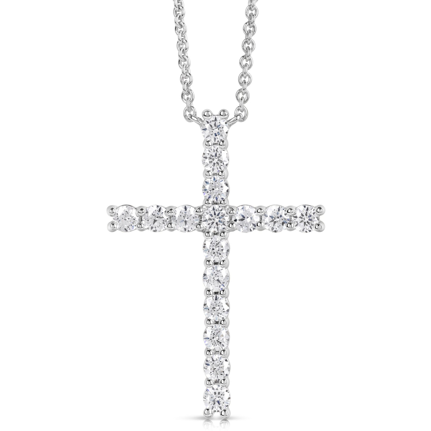 Load image into Gallery viewer, 1 CT COLORLESS FLAWLESS CROSS PENDANT
