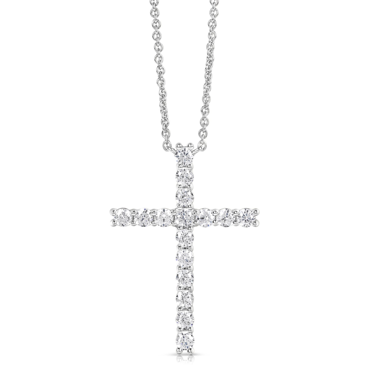 1/2 CT COLORLESS FLAWLESS CROSS PENDANT