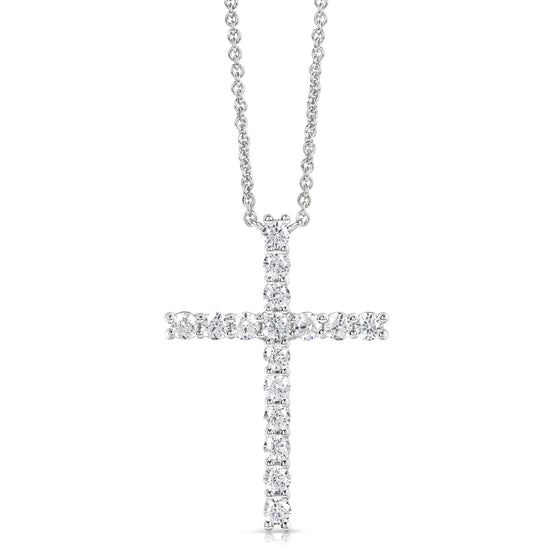 1/2 CT COLORLESS FLAWLESS CROSS PENDANT