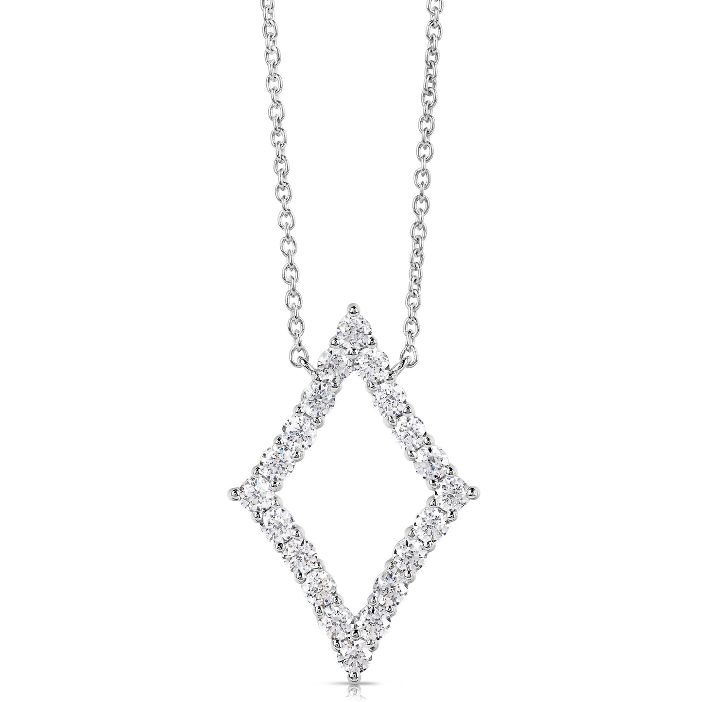 1/2 CT COLORLESS FLAWLESS DIAMOND SHAPED PENDANT