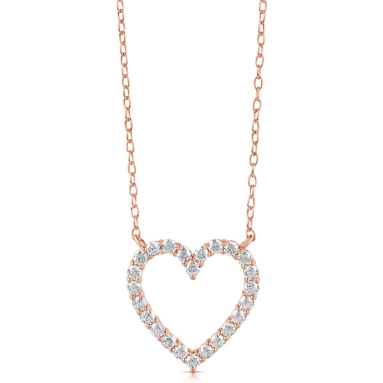 1/4 CT COLORLESS FLAWLESS HEART SHAPED PENDANT