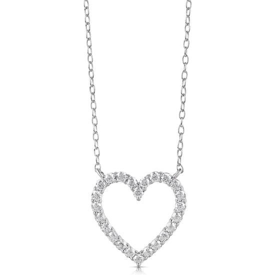 1/4 CT COLORLESS FLAWLESS HEART SHAPED PENDANT