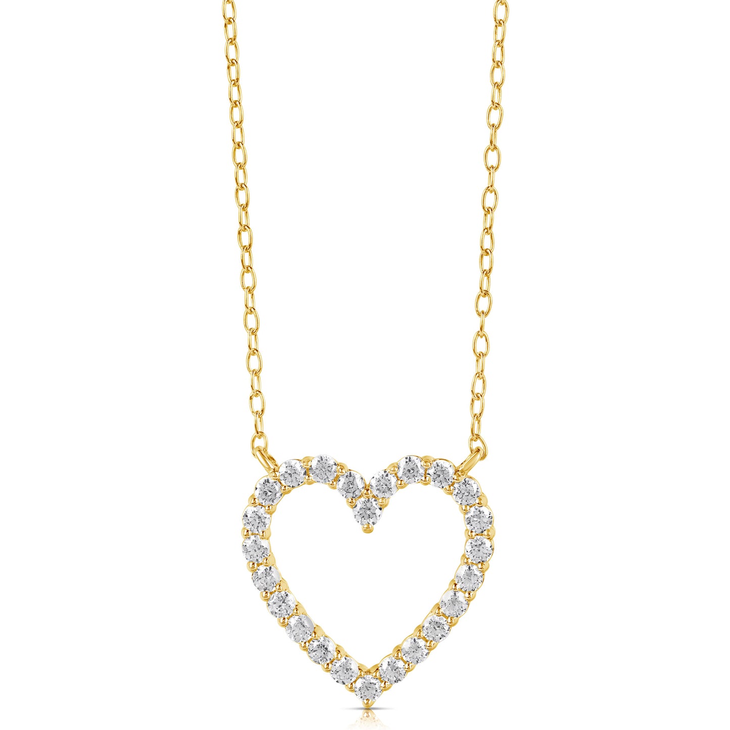 1/4 CT COLORLESS FLAWLESS HEART SHAPED PENDANT