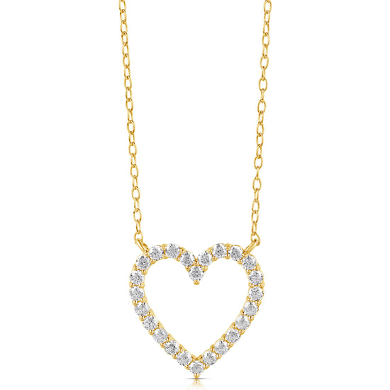 1/4 CT COLORLESS FLAWLESS HEART SHAPED PENDANT