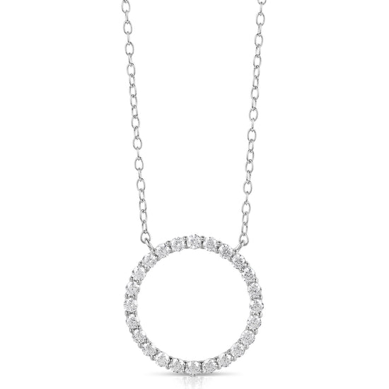 Load image into Gallery viewer, 1/4 CT COLORLESS FLAWLESS CIRCLE SHAPED PENDANT
