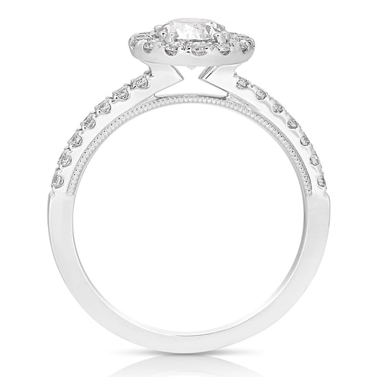 3/4CT ROUND COMPLETE ENGAGEMENT RING