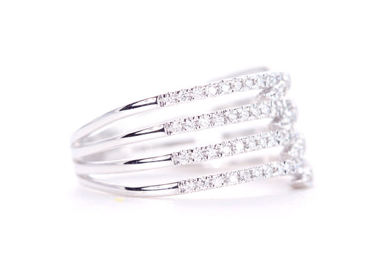 Contemporary Diamond Ring