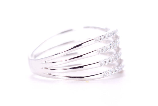 Contemporary Diamond Ring