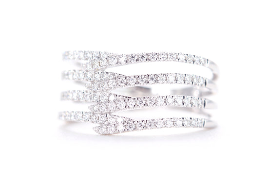 Contemporary Diamond Ring