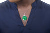 Jadeite and Ruby Pendant