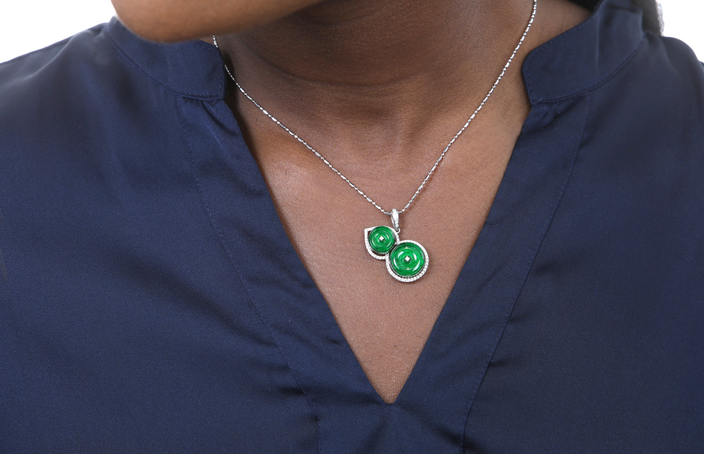 Jadeite Gourd Pendant
