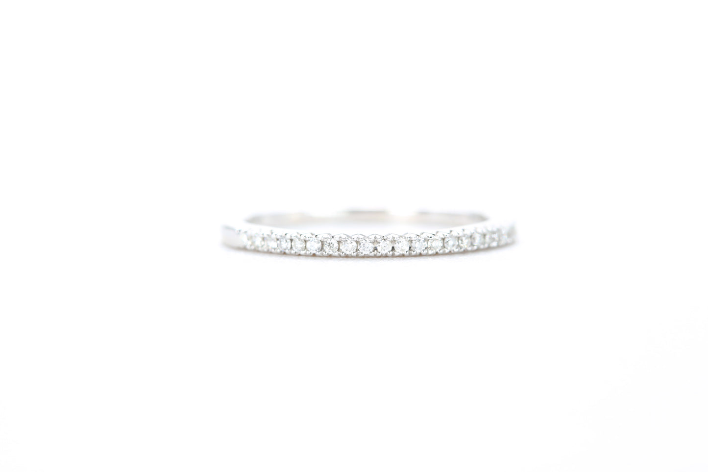 Delicate Diamond Ring White Gold