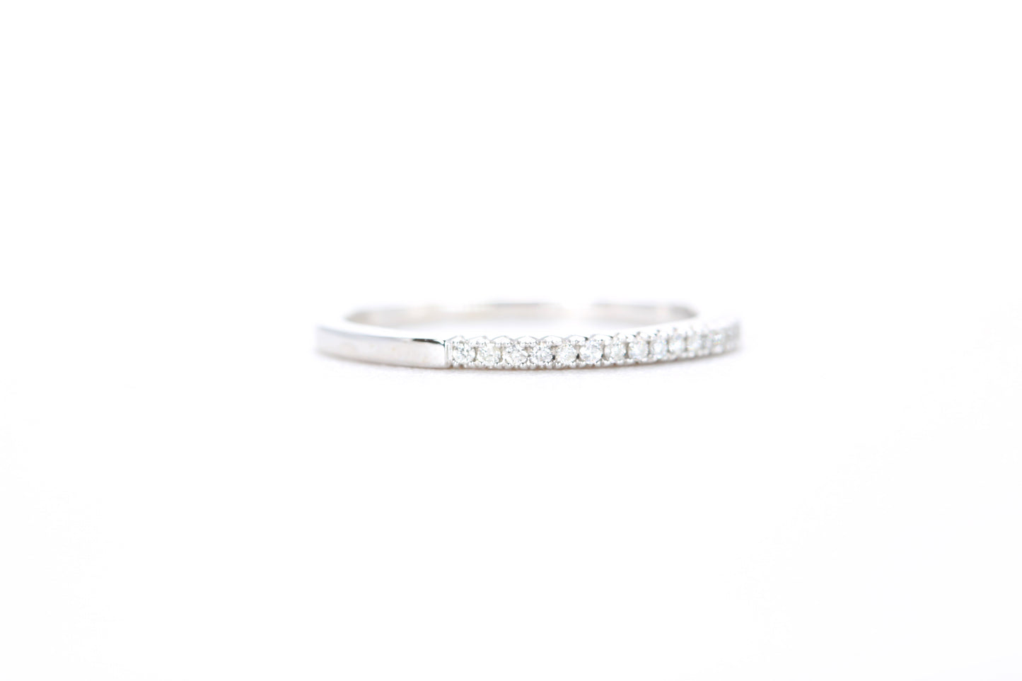 Delicate Diamond Ring White Gold