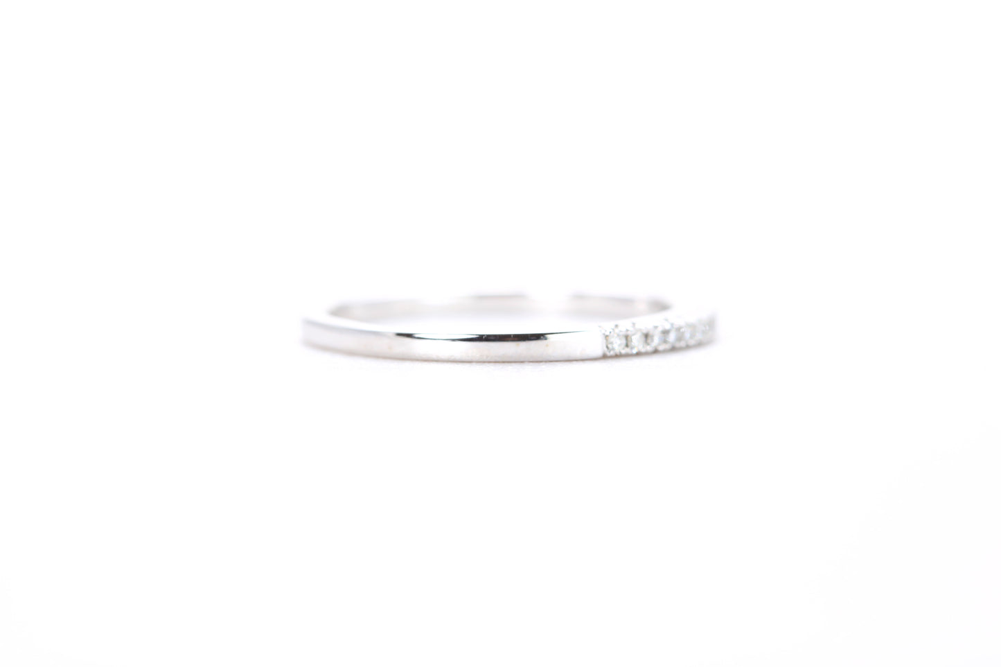 Delicate Diamond Ring White Gold