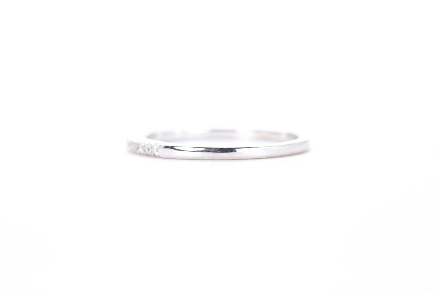 Delicate Diamond Ring White Gold