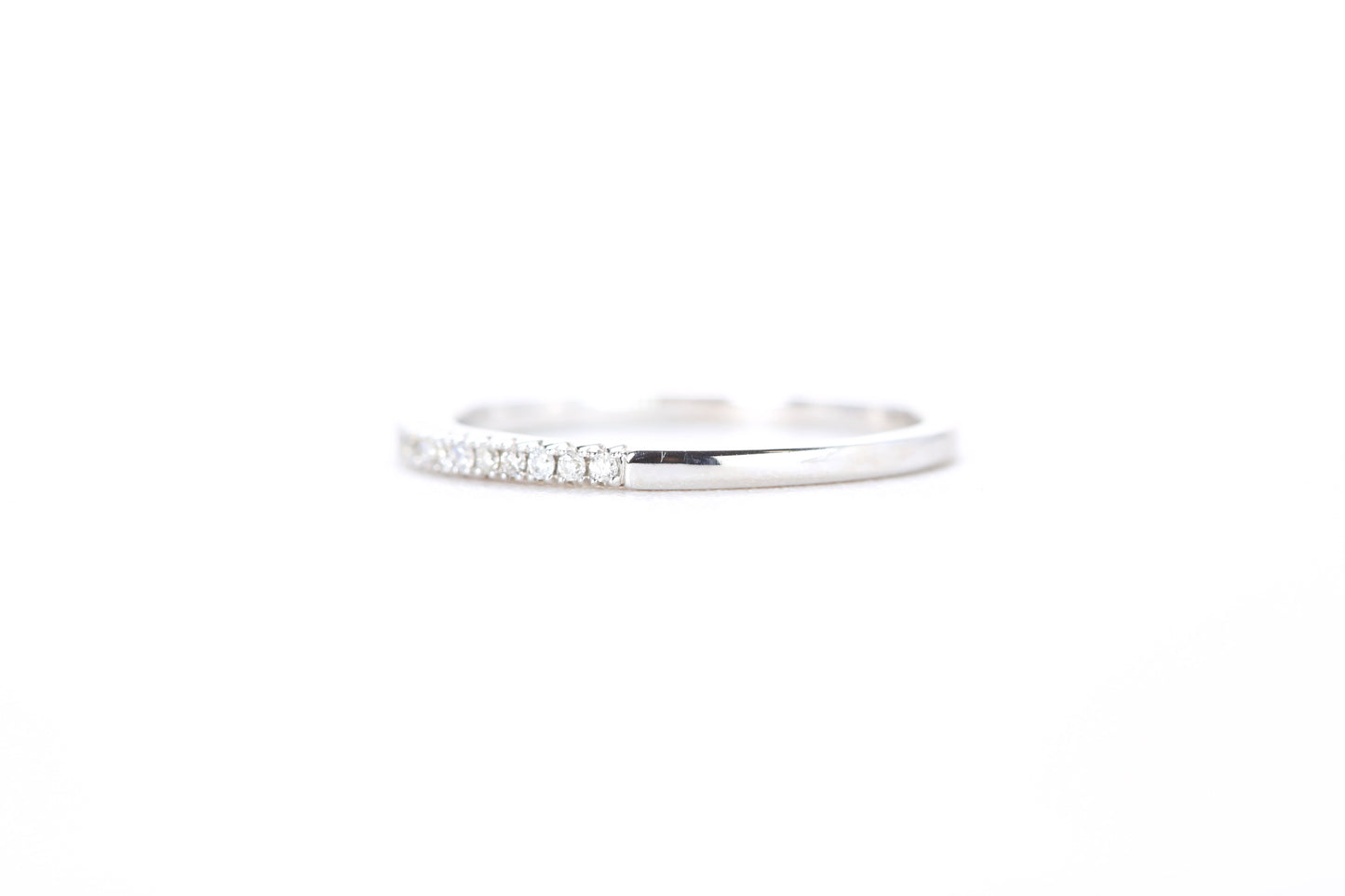 Delicate Diamond Ring White Gold