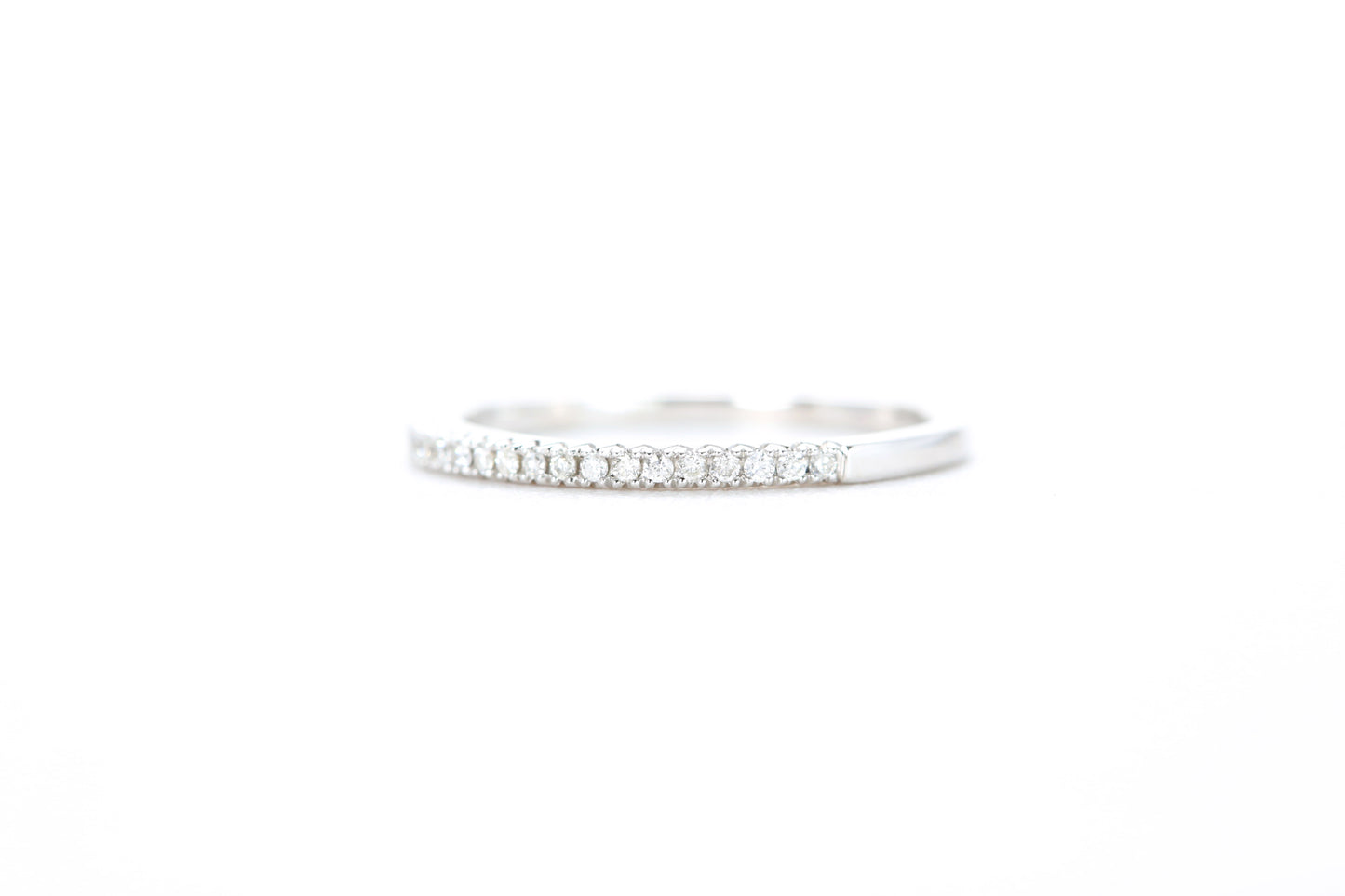 Delicate Diamond Ring White Gold
