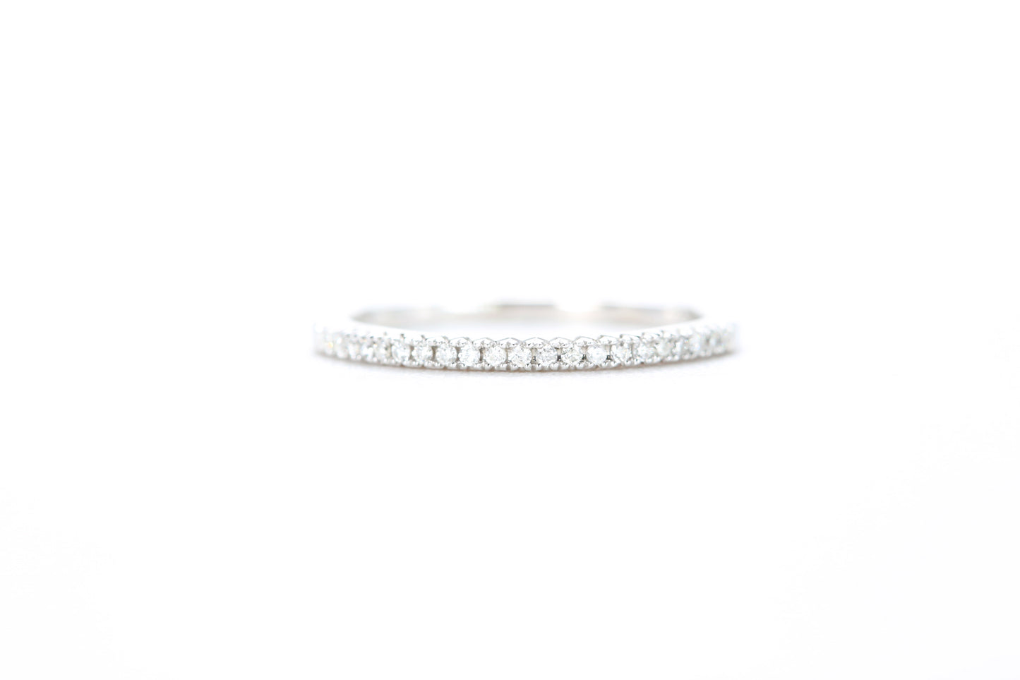 Delicate Diamond Ring White Gold