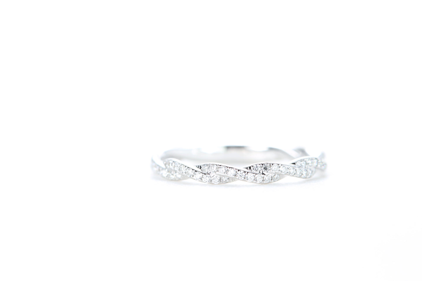 Delicate Twist Diamond Ring