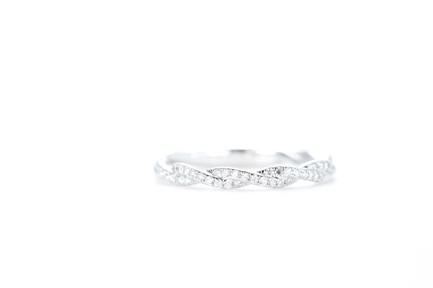 Delicate Twist Diamond Ring