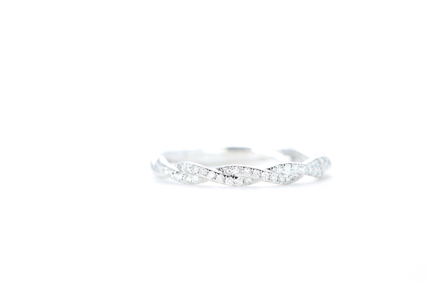 Delicate Twist Diamond Ring