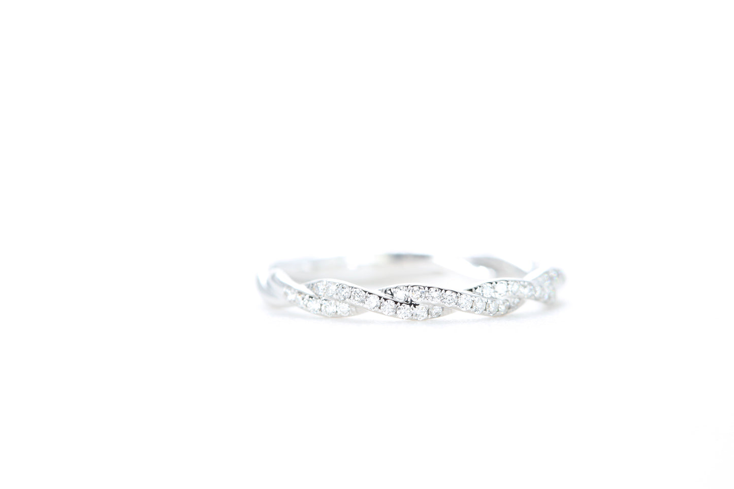 Delicate Twist Diamond Ring