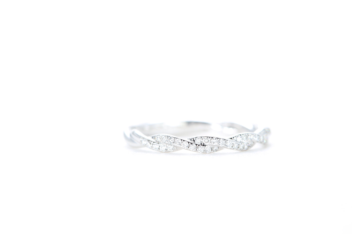 Delicate Twist Diamond Ring