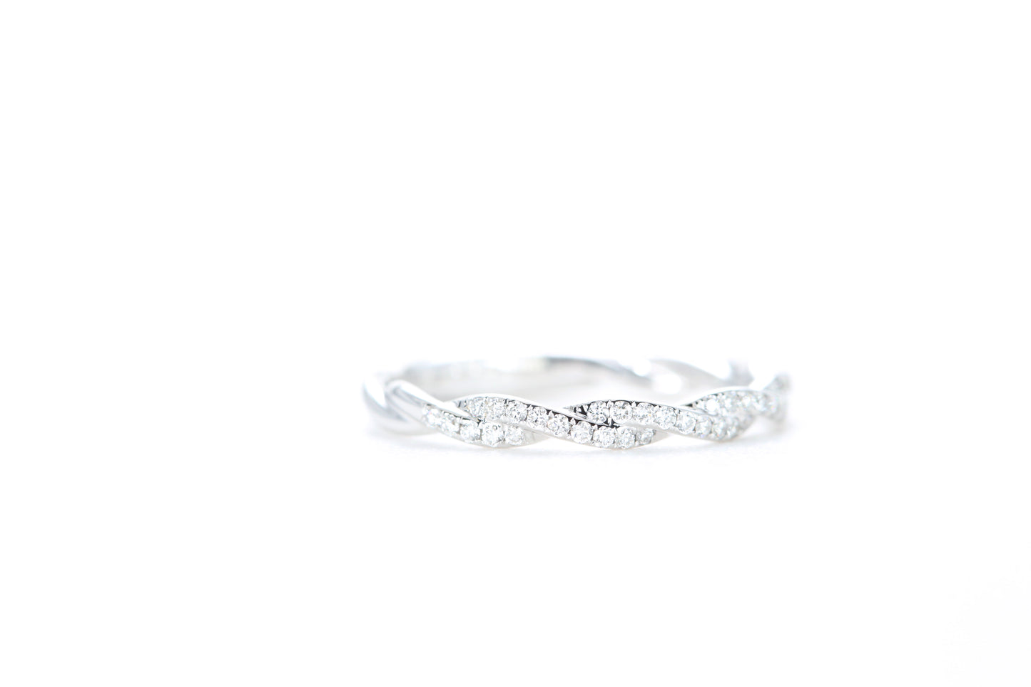 Delicate Twist Diamond Ring