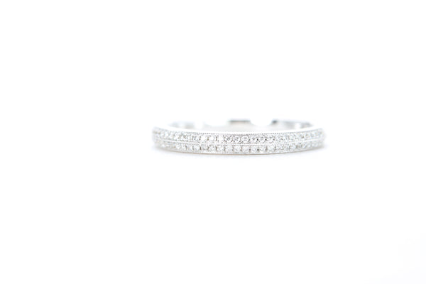 Double Row Pavé Diamond Ring