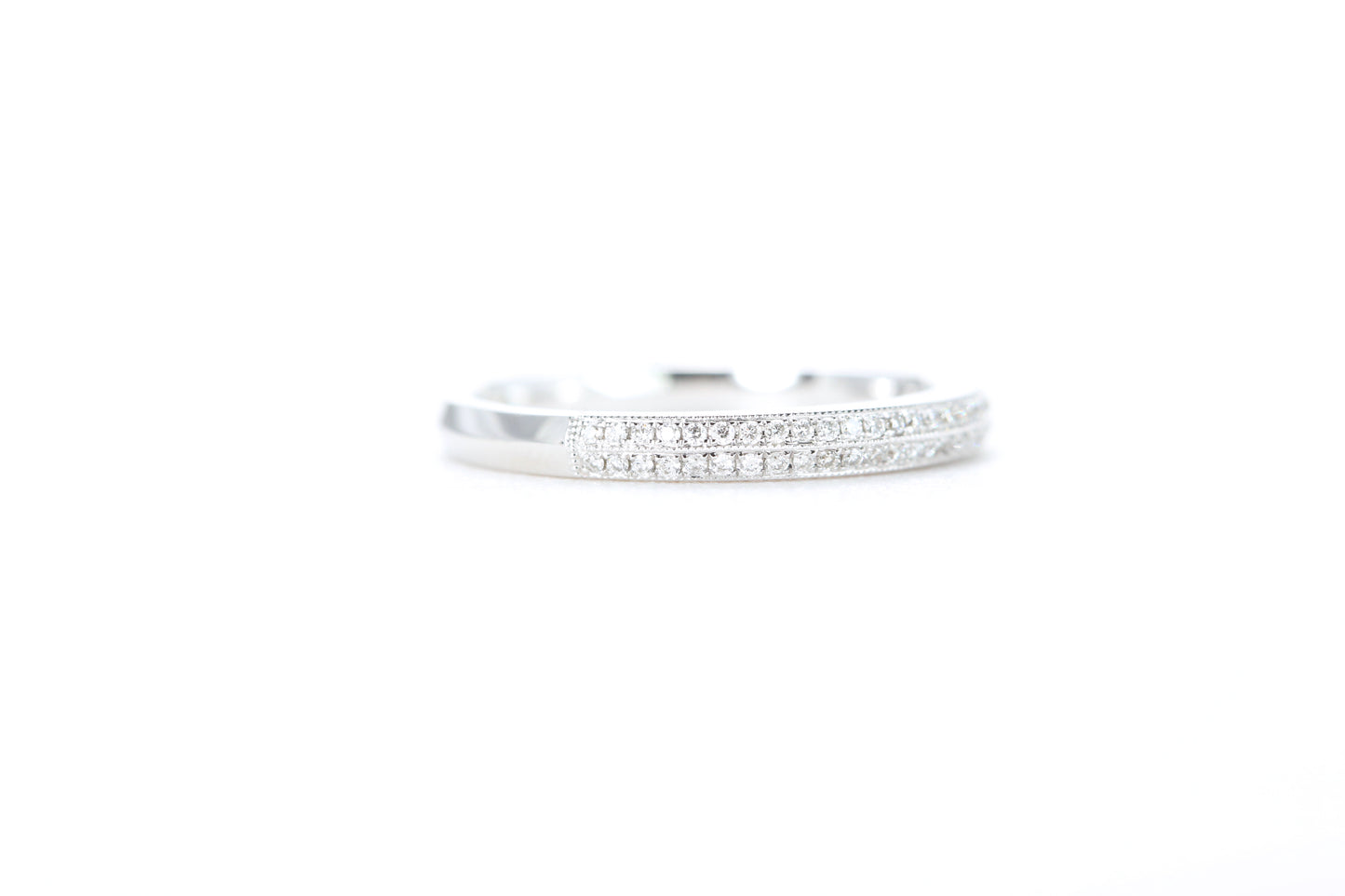 Double Row Pavé Diamond Ring
