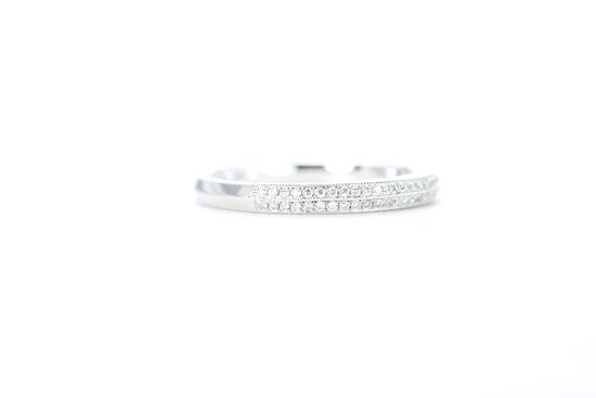 Double Row Pavé Diamond Ring