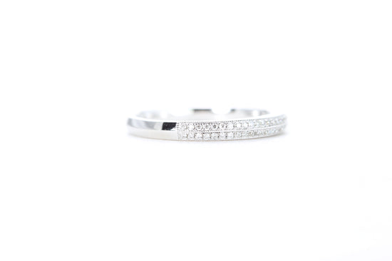 Double Row Pavé Diamond Ring