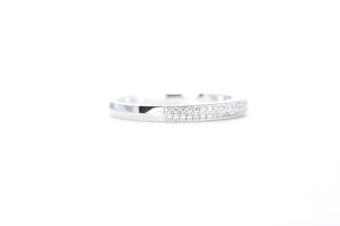 Double Row Pavé Diamond Ring