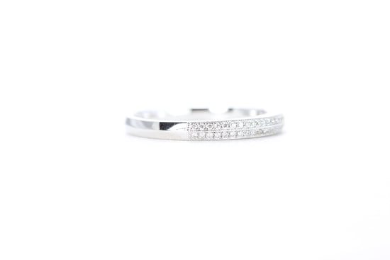 Double Row Pavé Diamond Ring