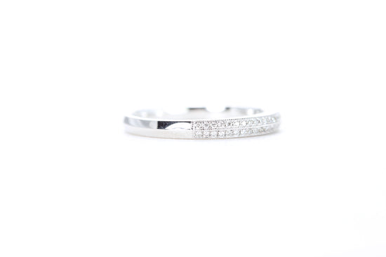 Double Row Pavé Diamond Ring