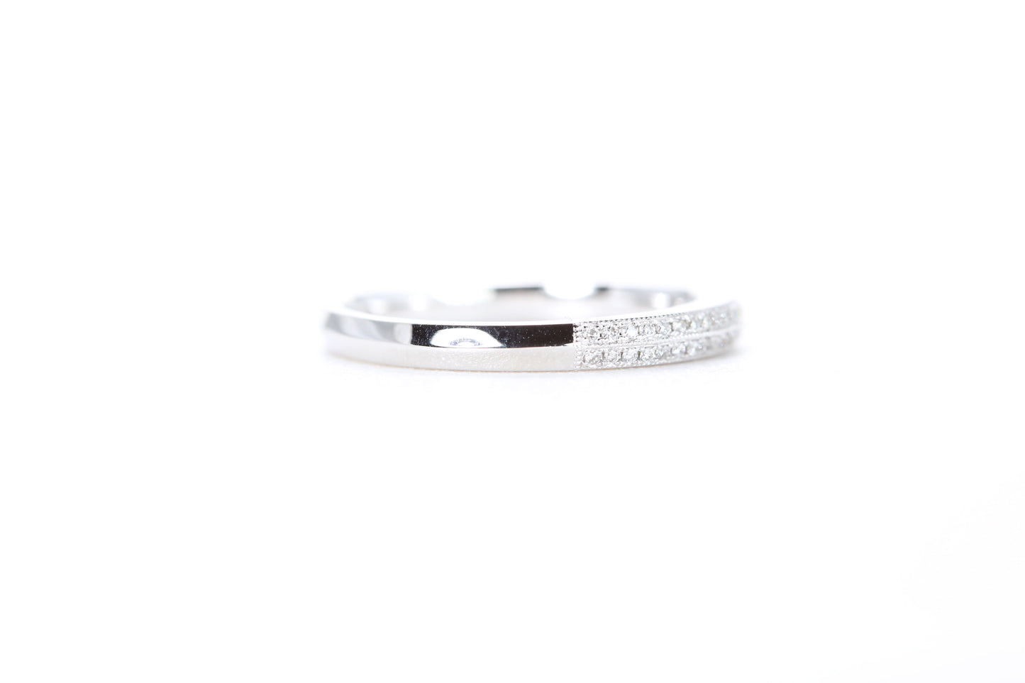 Double Row Pavé Diamond Ring