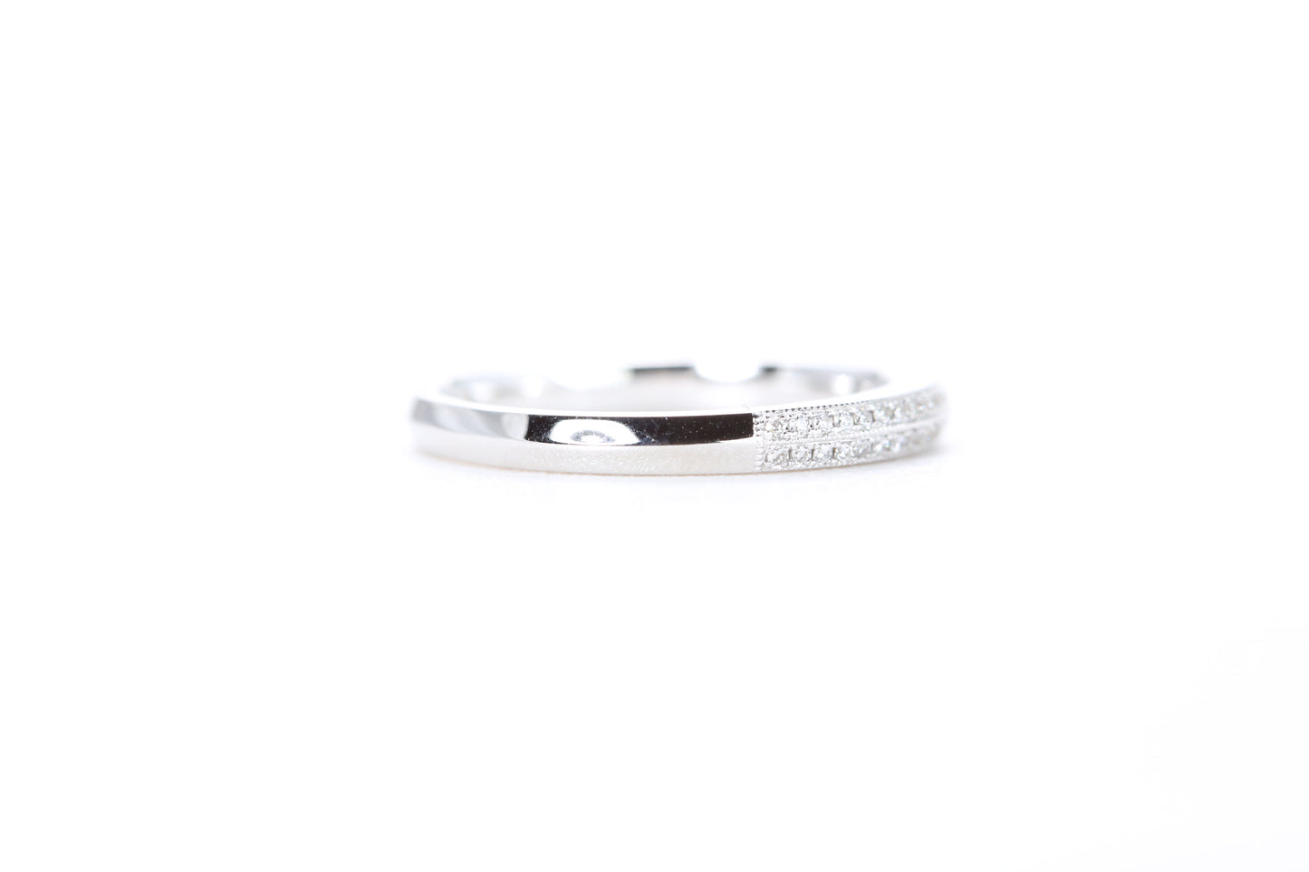 Double Row Pavé Diamond Ring