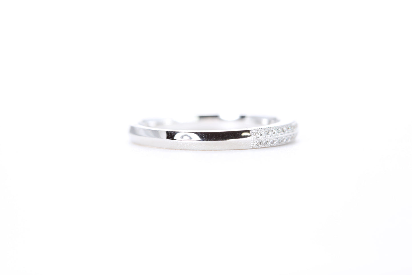Double Row Pavé Diamond Ring