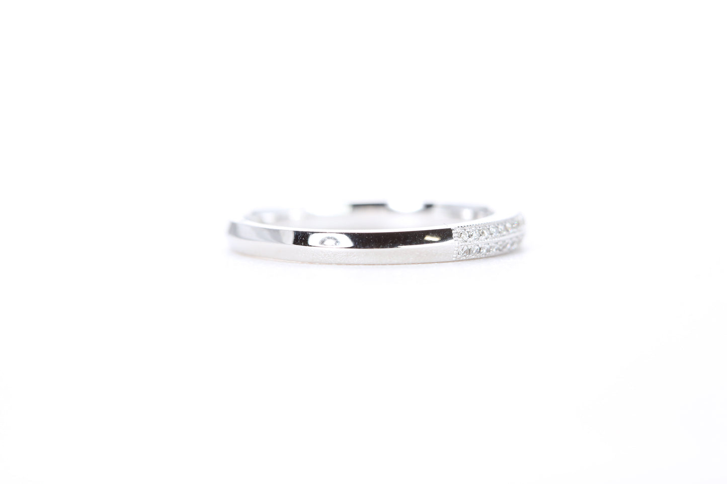 Double Row Pavé Diamond Ring