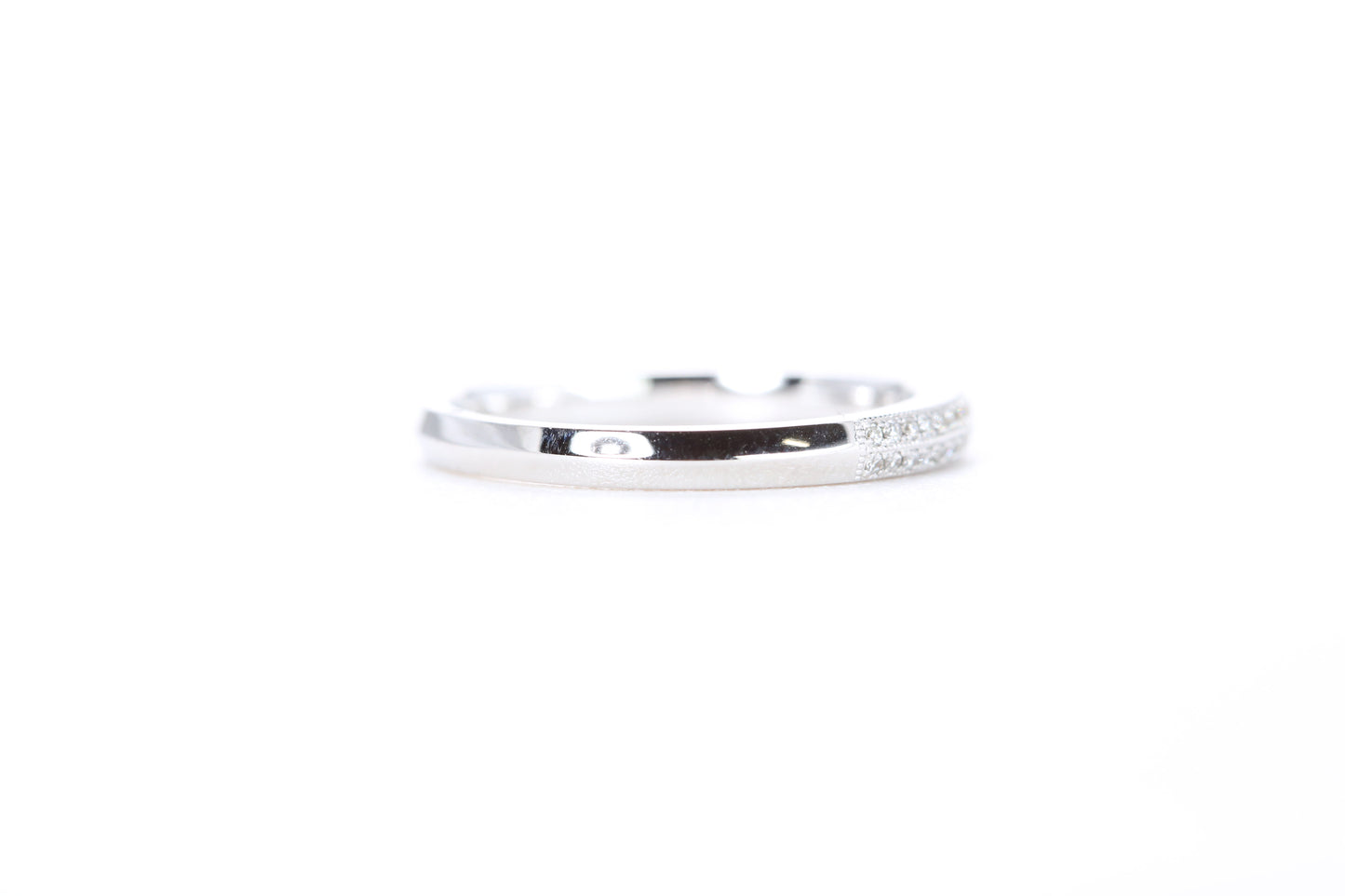 Double Row Pavé Diamond Ring
