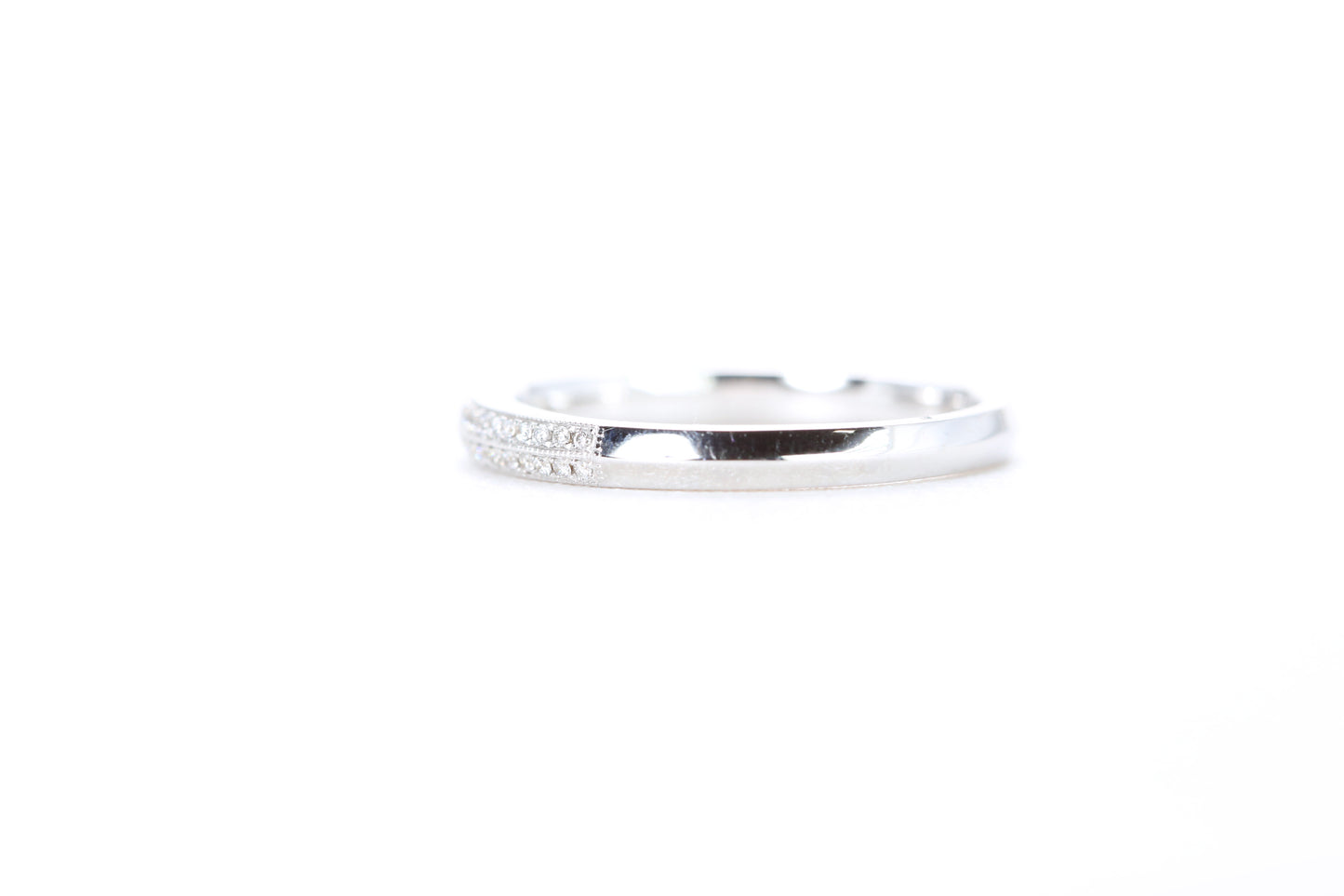 Double Row Pavé Diamond Ring