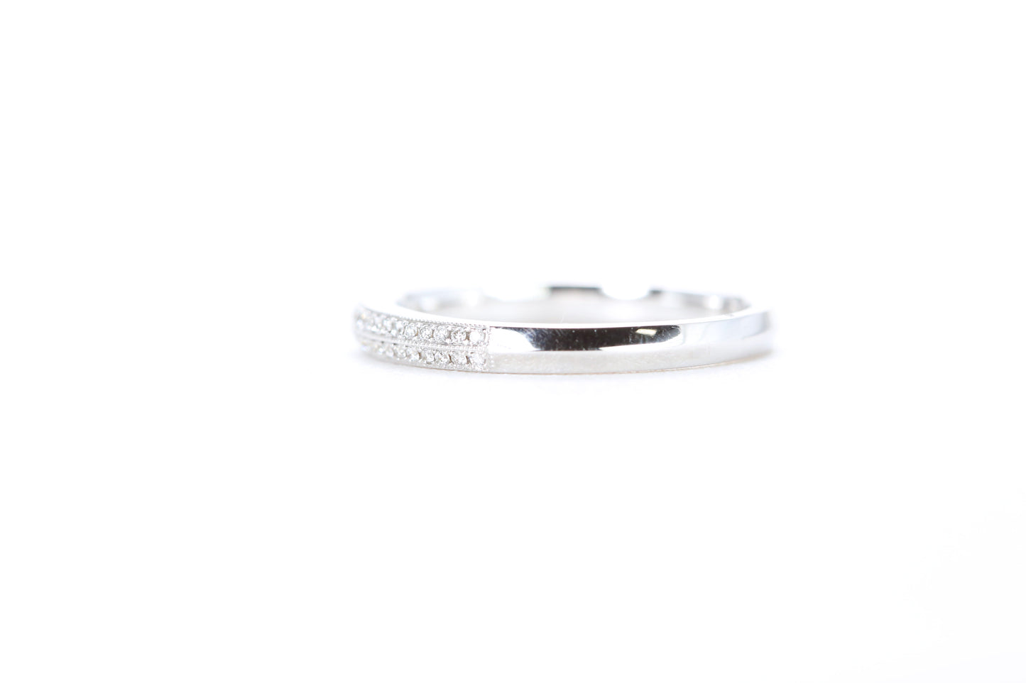 Double Row Pavé Diamond Ring