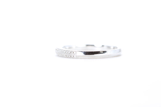 Double Row Pavé Diamond Ring