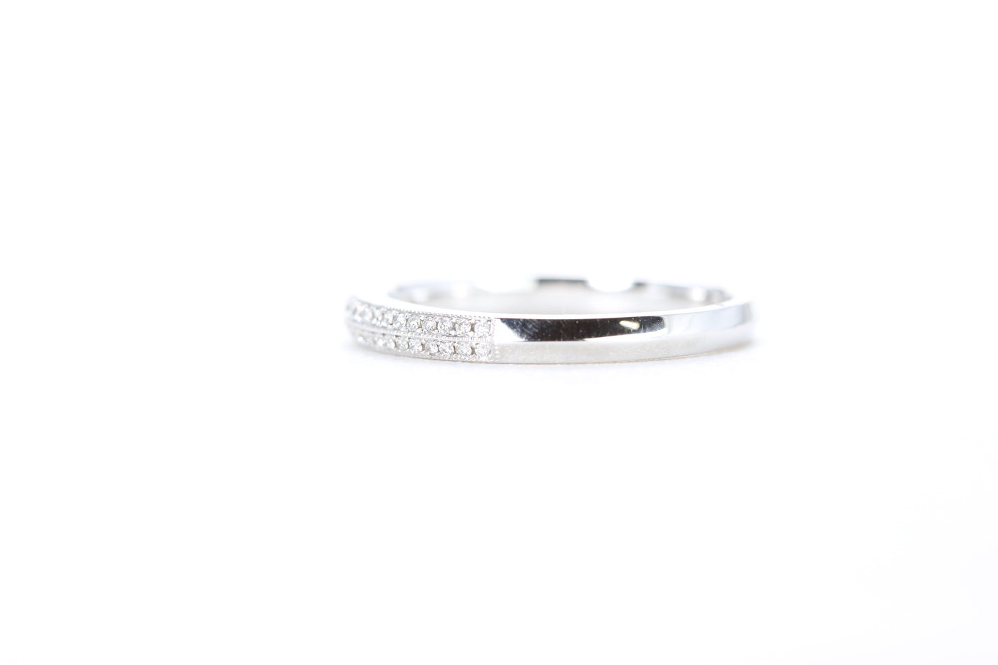 Double Row Pavé Diamond Ring