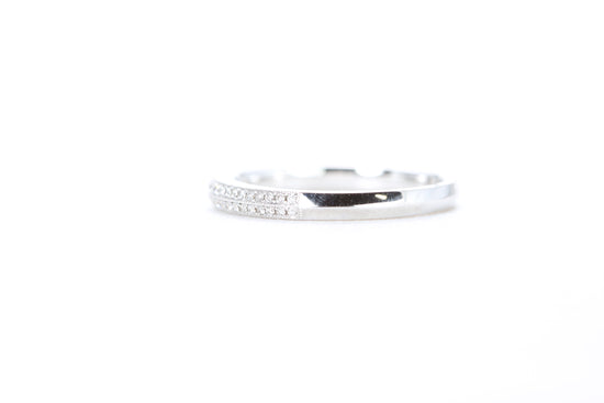 Double Row Pavé Diamond Ring