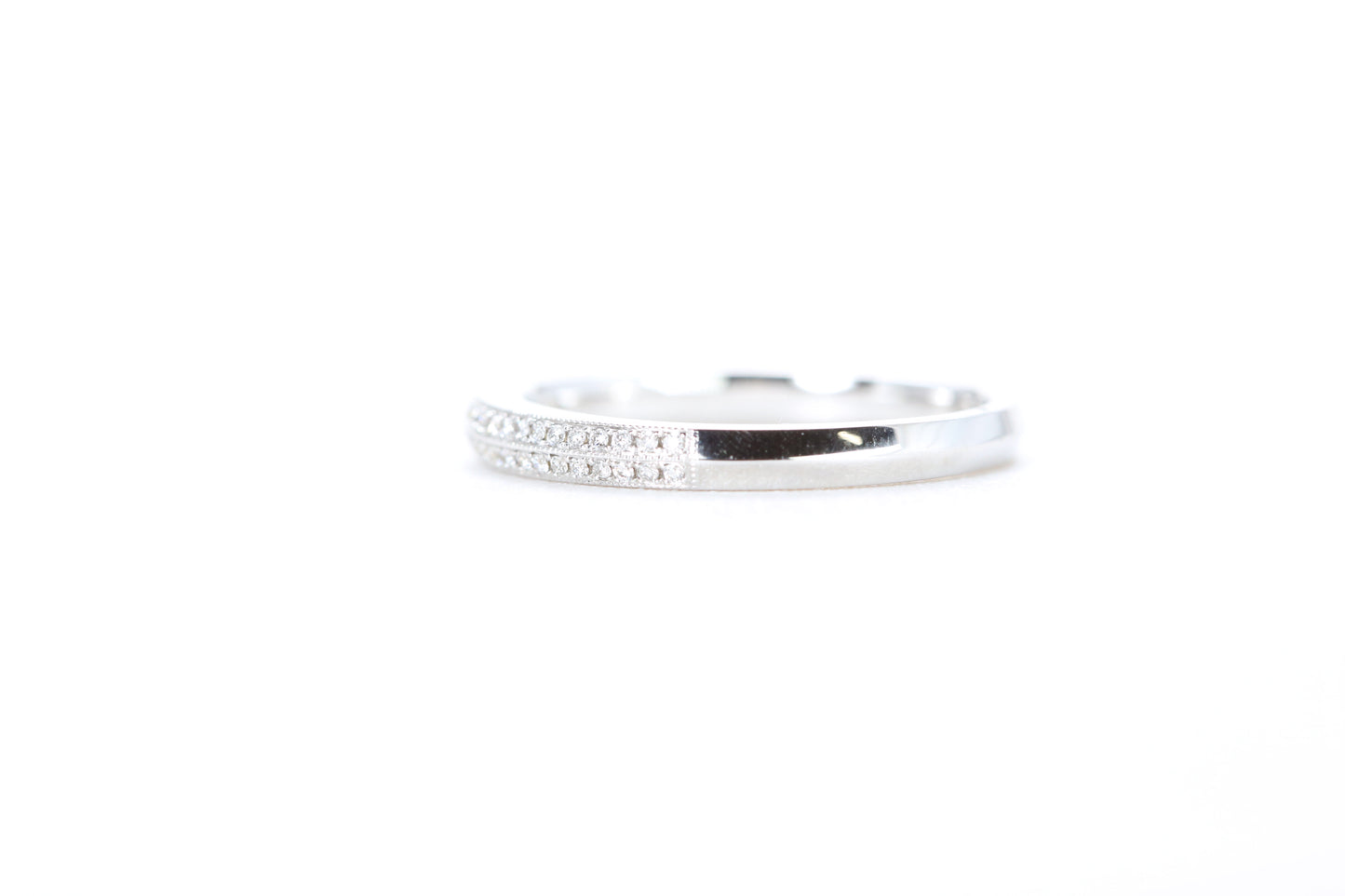 Double Row Pavé Diamond Ring