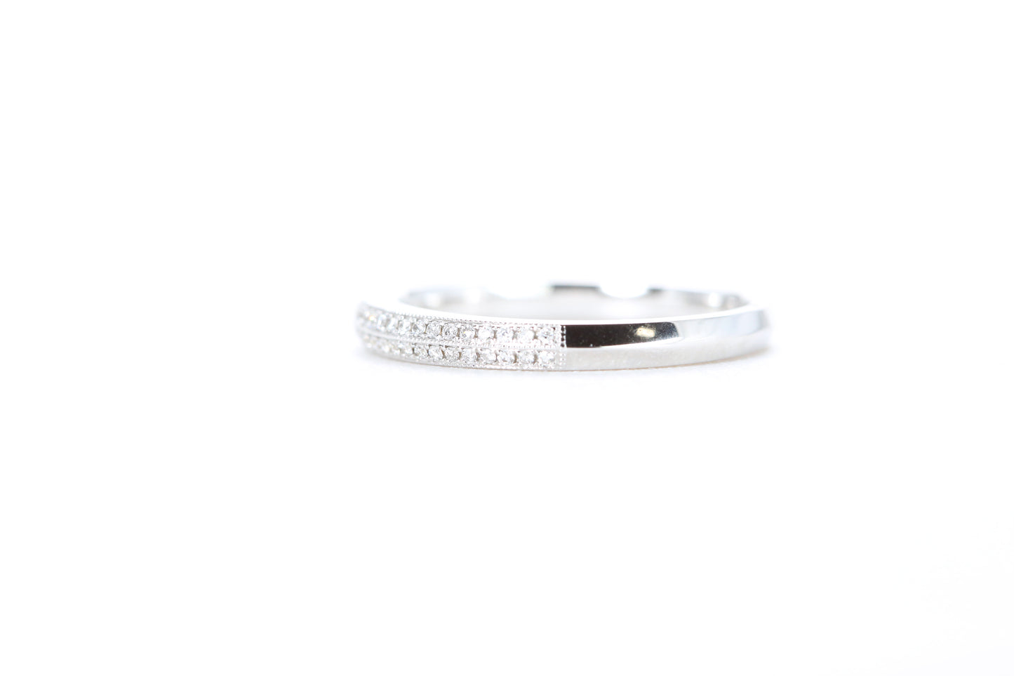 Double Row Pavé Diamond Ring